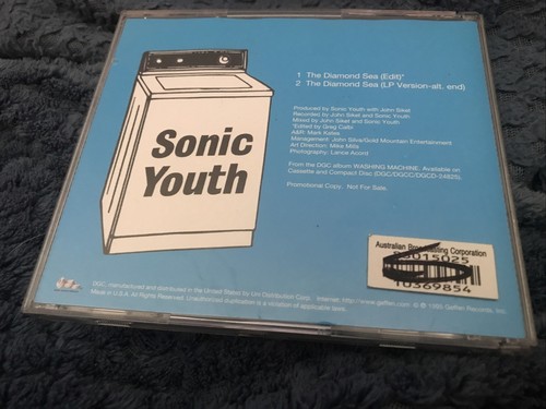 Sonic Youth Music CD Single The Diamond Sea RARE US PROMO - Picture 2 of 3