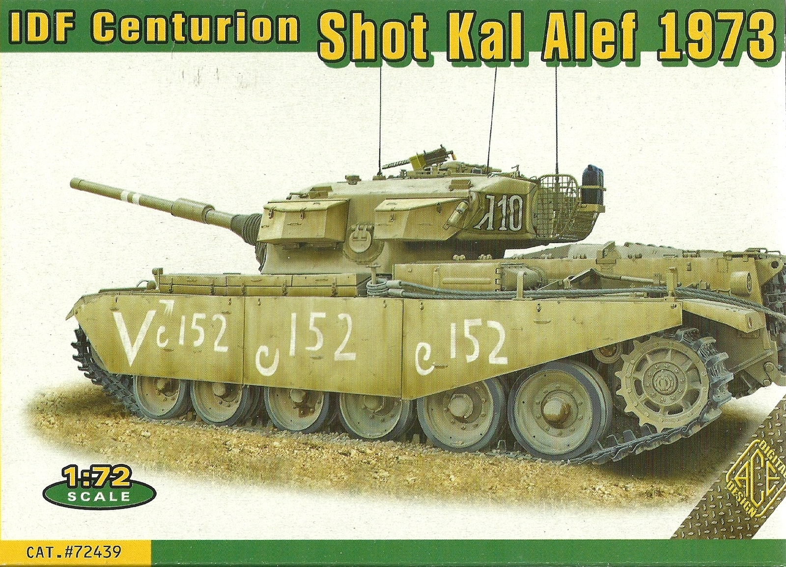 Ace 1/72 (20mm) Centurion Sho't Kal Alef - Israeli MBT