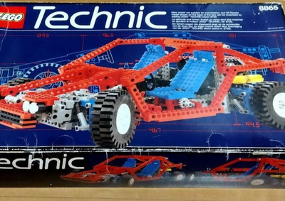 LEGO 8865 Test Car LEGO TECHNIC Test Car Used item Faded and