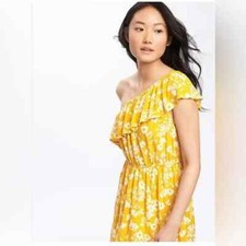 Old Navy One Shoulder Floral Dress Size XS TP
