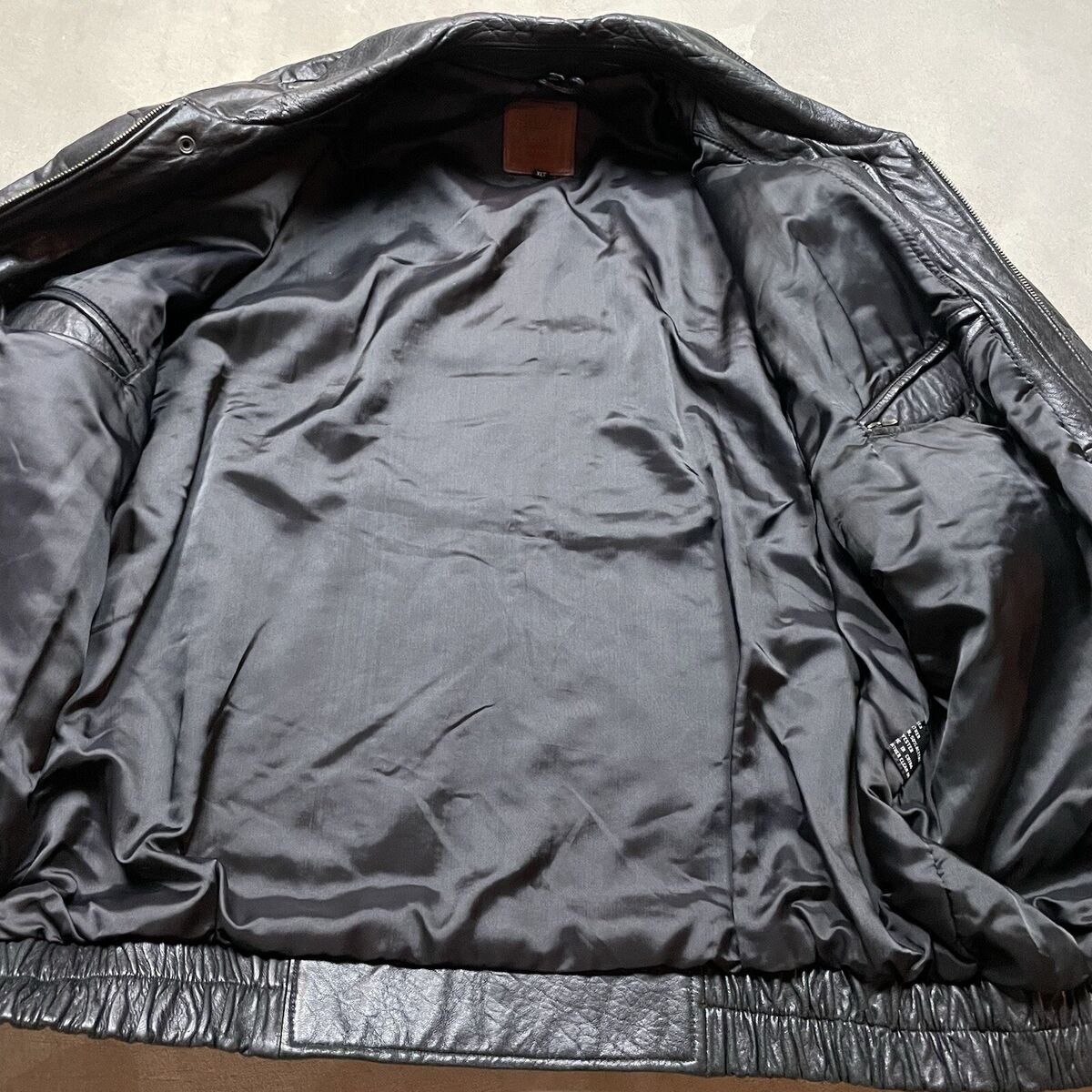 Vintage J Park Leather Jacket Bomber XL Tall Mens 90s Vintage J Park Leather Jacket Bomber XL Tall Mens 90s