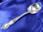 WALLACE MEADOW ROSE STERLING SILVER SUGAR SPOON - EXCELLENT CONDITION