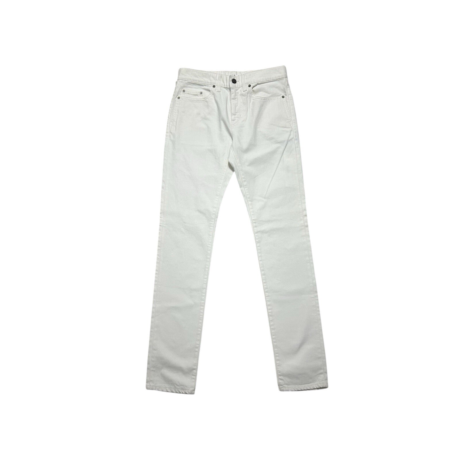 Saint Laurent Slim Fit D02 Denim Bianco Uomo Taglia 28