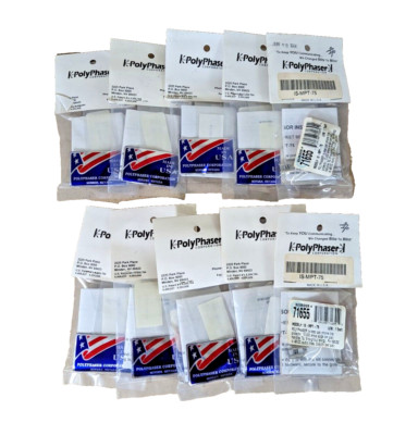 NEW (Lot of 10) POLYPHASER IS-MPT-75 Twisted Pair Phone Line Surge Protector