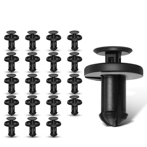 20Pcs 8mm Nylon Rocker Panel Moulding Retainer Clips Push-Type for Toyota Lexus - Picture 9 of 10