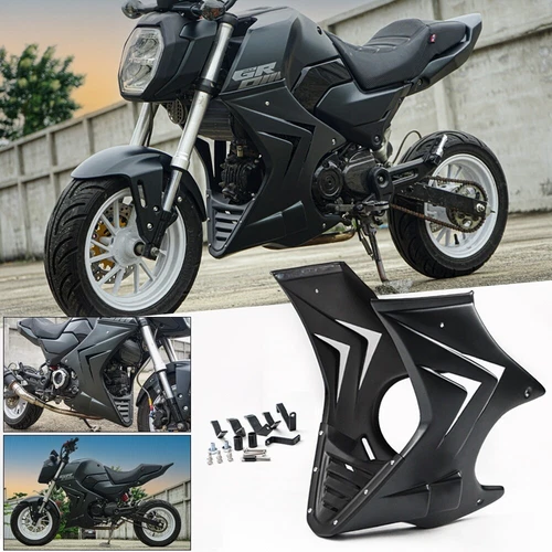 Accessories Body Kit Lower Fairing ABS Black Fits For Honda Grom 125 2022-2025