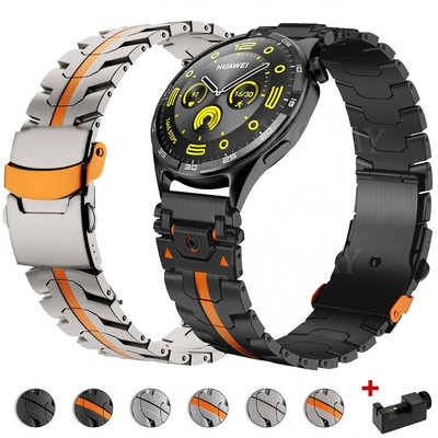 Für Samsung Galaxy Watch FE 7 6 5 Pro 4 3 Classic Active 2 S3 Edelstahl Armband