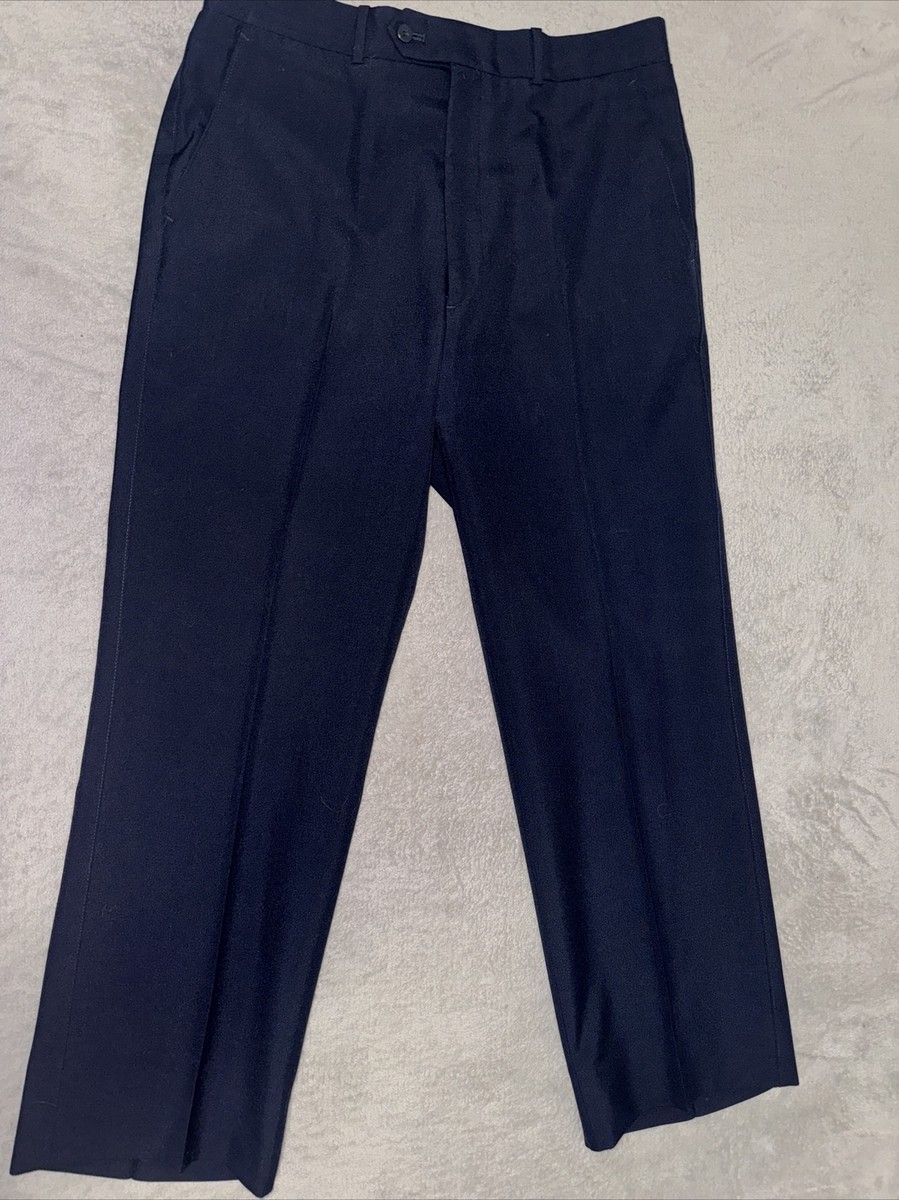 90s GIVENCHY MONSIEUR Wool Slacks USA製 GIVENCHY MONSIEUR Men's Solid Black Slack Dress Pants Made