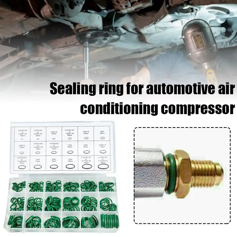 Sellos Junta Arandela Goma Sellado O Juntas Junta para Aire Acondicionado Coche Aire Acondicionado AC Foto 2 de 4