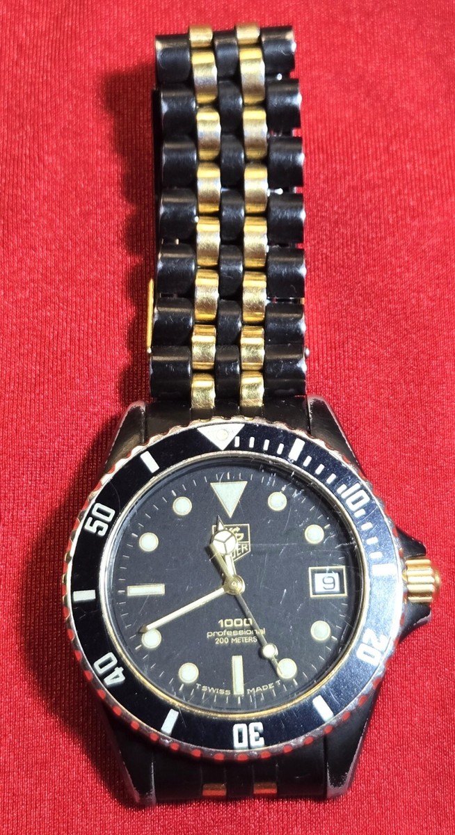 TAG Heuer Professional Men's Black Watch - 980.029N for sale