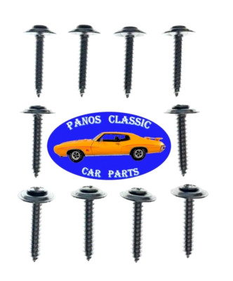 #8 x 1'' Phillips Tap Screw #6 Head Ford Interior Console Door Panel 10pcs 183