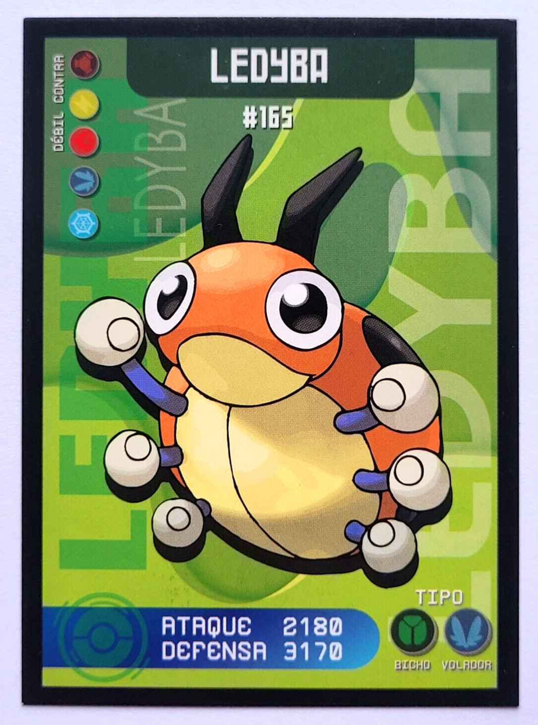CARD POKEMON EJ VOL. I #165 LEDYBA 2020 Johto PERU South America Edition TCG