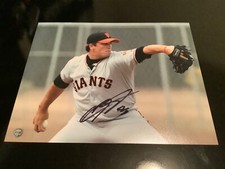 Clayton Blackburn  auto 8x10 ,giants coa&holo100%authentic CLEARANCE