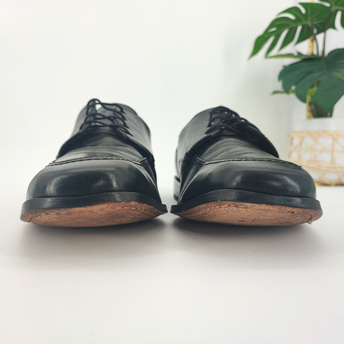 Florsheim Men’s Size 11.5 US Shoes Leather Black Oxford 18359-01 Florsheim Men main image 3