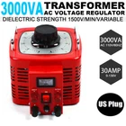 3000w Variac Transformer Variable AC Voltage Regulator Metered 110V 0-130V 30A