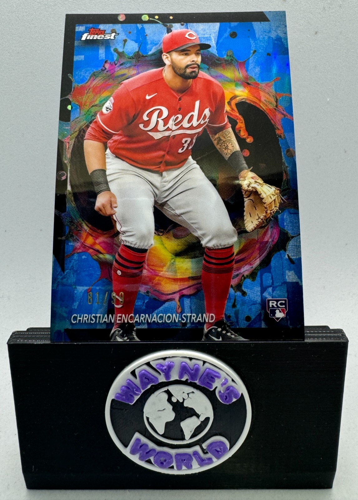 CHRISTIAN ENCARNACION-STRAND 2024 Topps Finest RARE BLUE REFRACTOR /99 #257 Reds