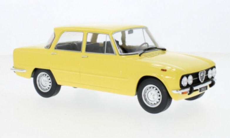 Alfa Romeo Giulia 1/18 MCG réplique fidèle 1974 pour collectionneur exigeant