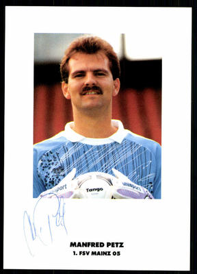 Manfred Petz FSV Mainz 05 1990-91 Original Signed + A 78133