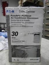 💥NEW EATON 30 AMP FUSIBLE PULLOUT AIR CONDITIONER DISCONNECT 240 VAC DPF221RP