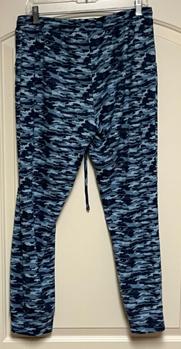 Lucky Brand Blue Camo Pajama Lounge Wear Pants Womens Size XL - Picture 2 of 3