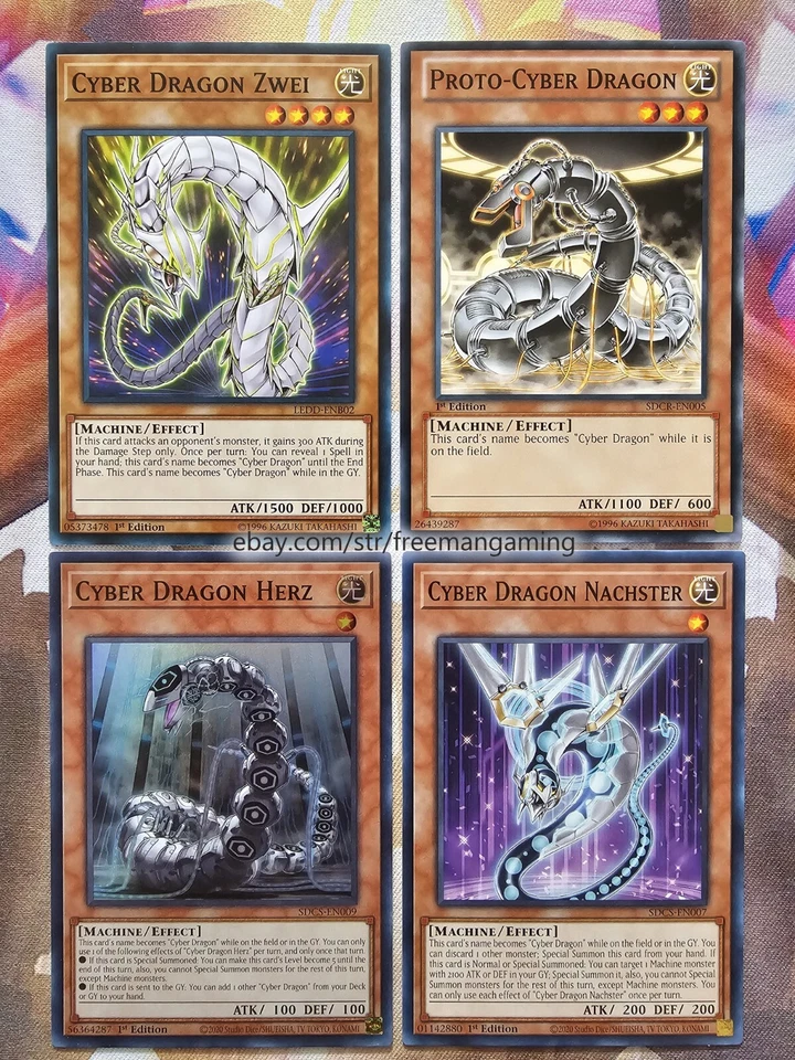 Yugioh Zane Truesdale Cyber Dragon Deck 55 Cards Cyberdark Infinity End Anime GX - Image 4 of 4