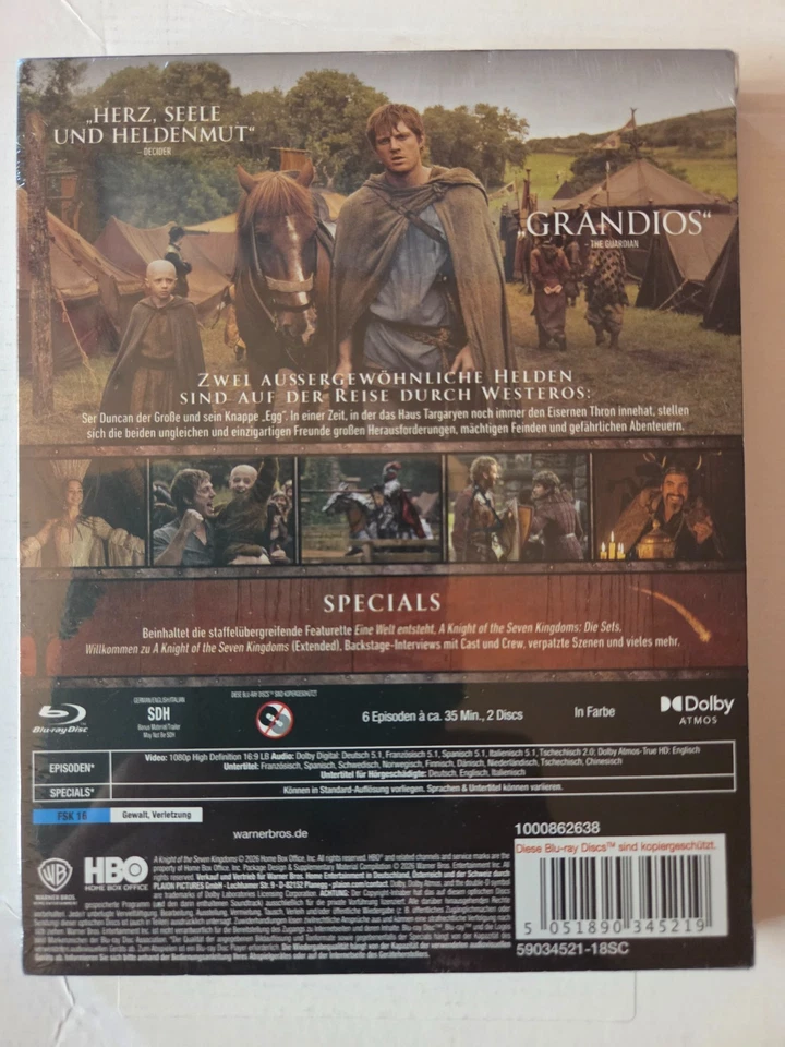HBO ORIGINAL A KNIGHT OF THE SEVEN KINGDOMS - ERSTE STAFFEL - BLURAY; NEU; OVP - Bild 2 von 4