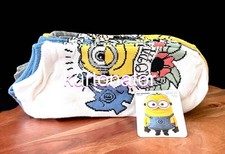 Despicable Me MULTI Women's No-Show Socks 5-Pack 9-11 NEW Shoe Size: 4-10