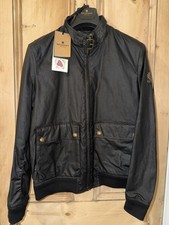 Belstaff Scouter Jacket Black Size 38 BNWT