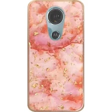 GSA  Marble Glitter Case For Motorola Moto E5 Plus, Moto E5 Supra XT1924 Pink