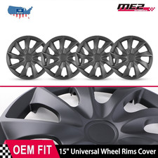 15-inch Set Of 4 Wheel Cover Hubcaps Replacement For Universal Car Truck Suv R15 15-inch Set Of 4 Wheel Cover Hubcaps Replacement For Universal Car Truck Suv R15