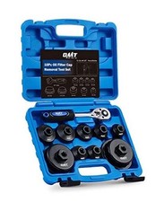 Oil Filter Wrench Set, 10pc Oil Filter Socket Set, 9 Sizes from 24 to 64.5mm