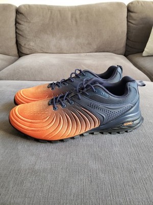 Size 13 - Kricely Men's Trail Running Shoes Fashion Walking Hiking Sneakers READ