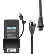 65W USB C Laptop Charger for Dell Latitude XPS