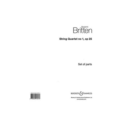 String Quartet No. 1, Op. 25 (in D Major) Chamber Music by Benjamin Britten