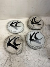 Kc Vintage Kc Logo Light Covers Lot Round 6 Set Of 4 Black White Retro Lights