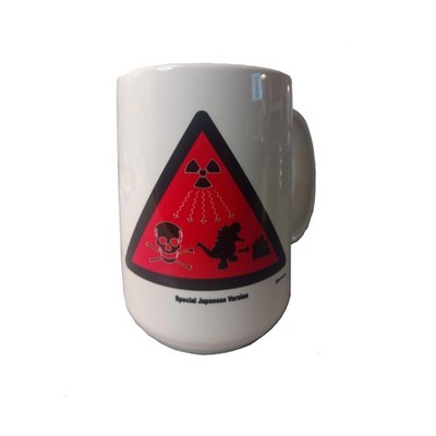Godzilla International Atomic Nuclear Energy Agency Radiation Warning Symbol Mug