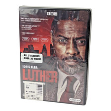 Luther: Complete Series Seasons 1-5 DVD 6-Disc Set Idris Elba BBC New  Sealed