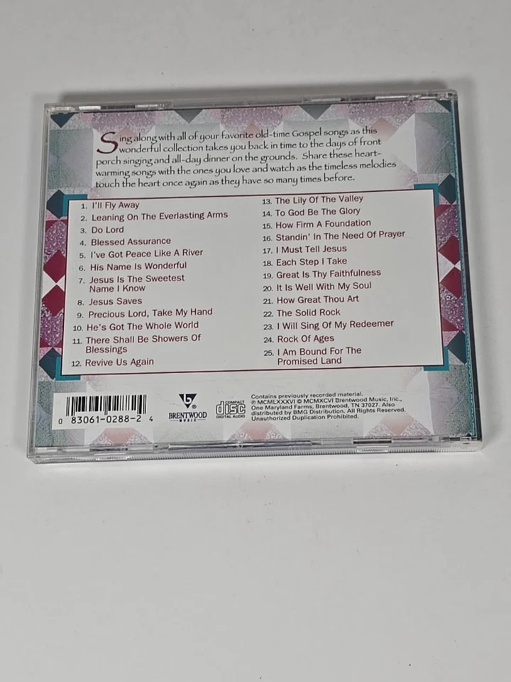 America's 25 Favorite Old Time Gospel Songs Volume 2 Music CD 1996 - Imagem 2 de 4