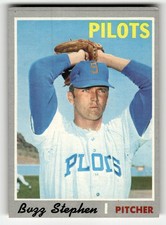 1970 Topps Buzz Stephen #533 Seattle Pilots ROOKIE HIGHER GRADE LOOKS GREAT!