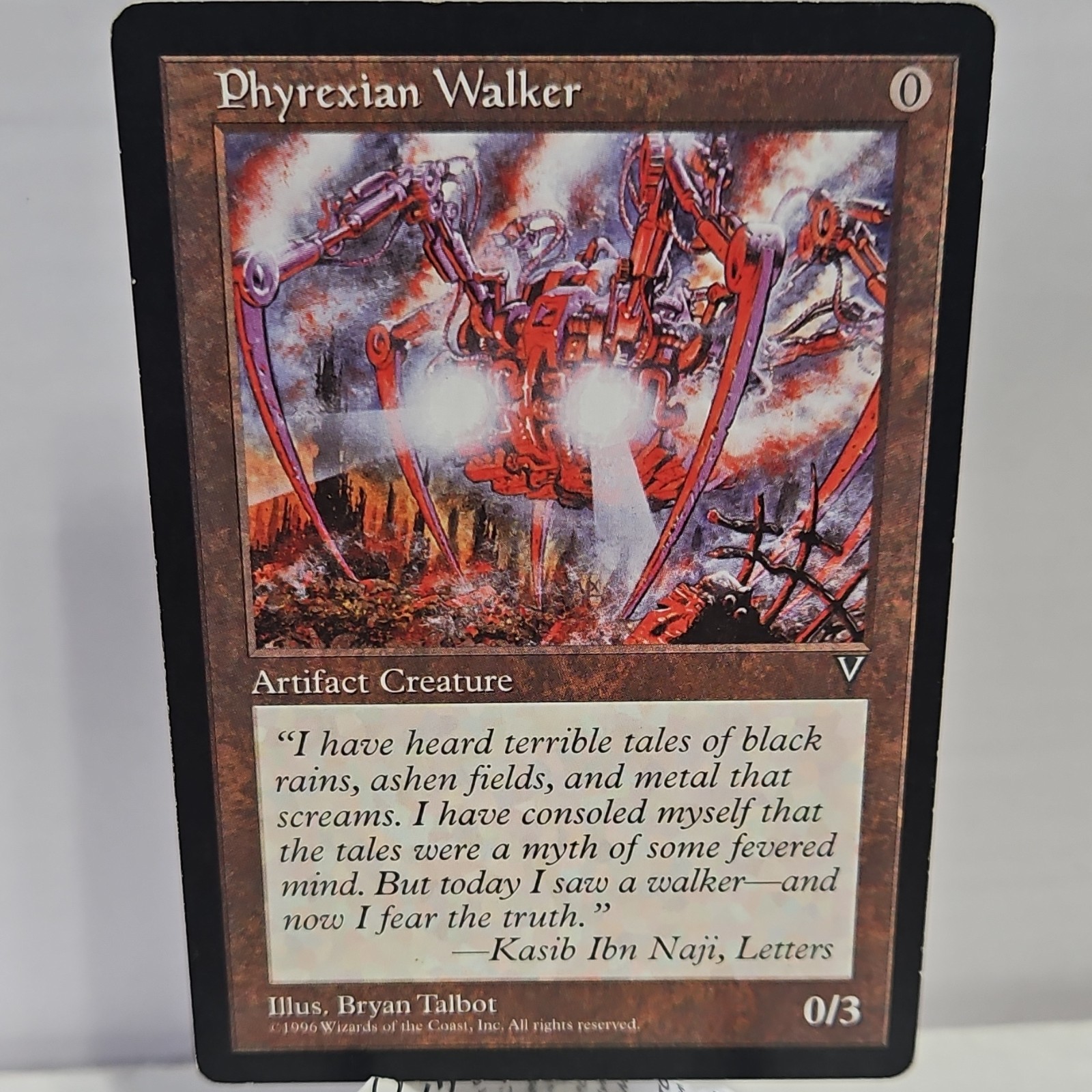 Wizards Phyrexian Walker Visions Regular Artifact Creature Colorless Common 0/3