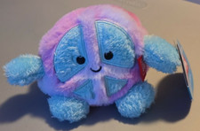 BUM BUMZ RetroBumz Megs The Peace Sign 4.5" Soft Plush Kellytoy