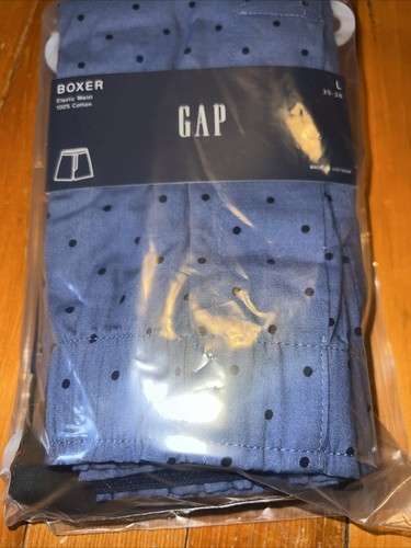 GAP Boxershorts 2 Paar Herren LARGE Camouflage & Blau Punkte Boxershorts - Bild 7 von 7