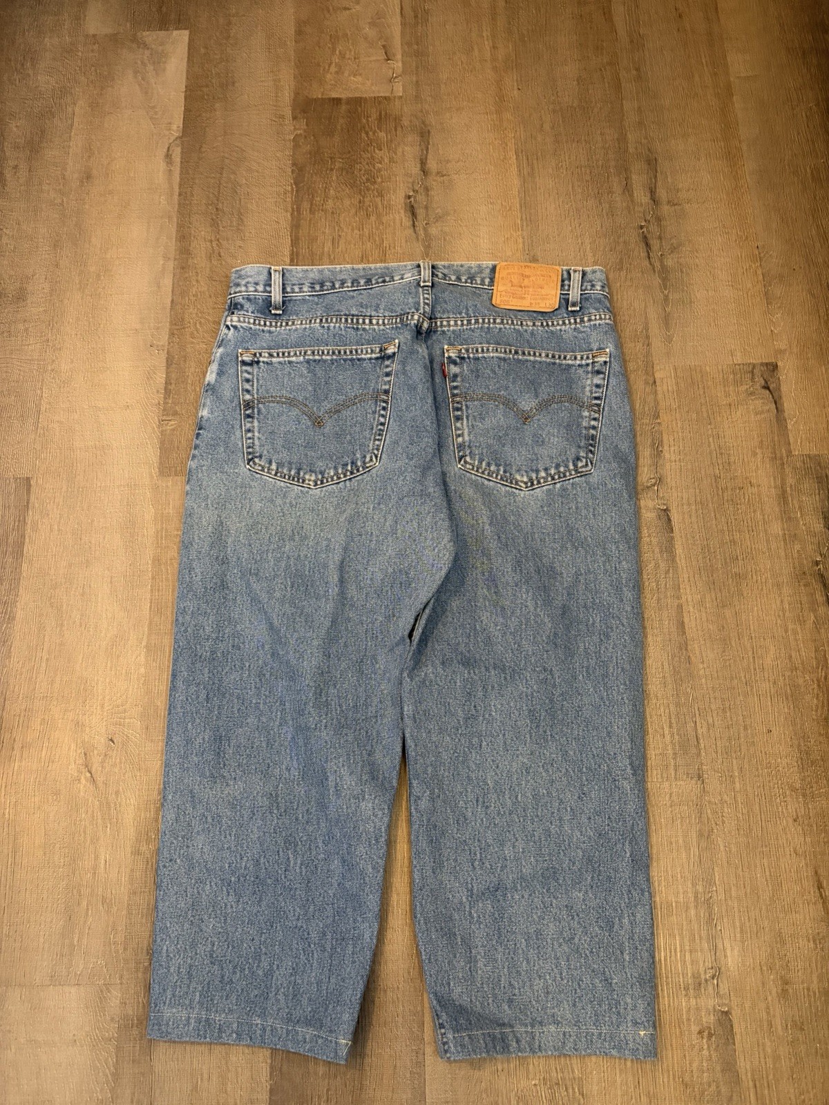 Levi's 550 Men's Relaxed Fit Jeans - Stonewash Blue 38x30