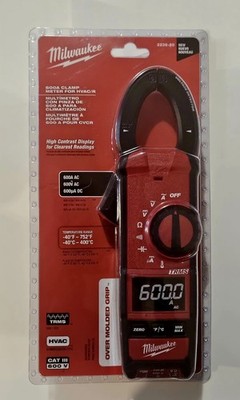 Milwaukee 2236-20 Clamp Meter for HVAC/R - Red