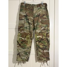 US Military Combat Uniform Pants MultiCam Cargo Tactical Mens Medium X Short