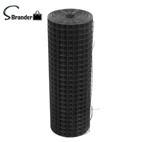 Rete di Saldatura 24"x50' Alta Qualità per Pollaio Filo Rete di Saldatura 1"x1" Nero - Foto 7 di 10