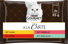 PURINA  a La Carte - Cibo Umido per Gatti, Diversi Tipi, Confezione Da 12 (12 X 