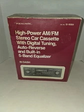 Realistic High Power Stero Car Cassette Digital Tuning Auto Reverse In Dash