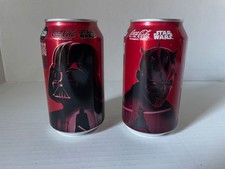 Star Wars Coca Cola 2025 Can Darth Vader & Darth Maul Sealed Hot!!
