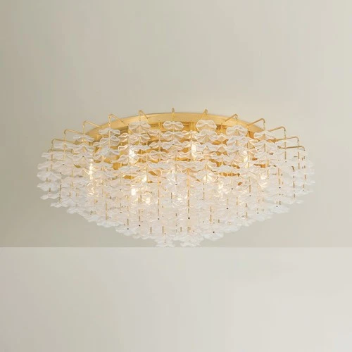 Corbett Lighting 534-36 Alsace 17 Light 36"W Semi-Flush Waterfall - Gold - Picture 2 of 7